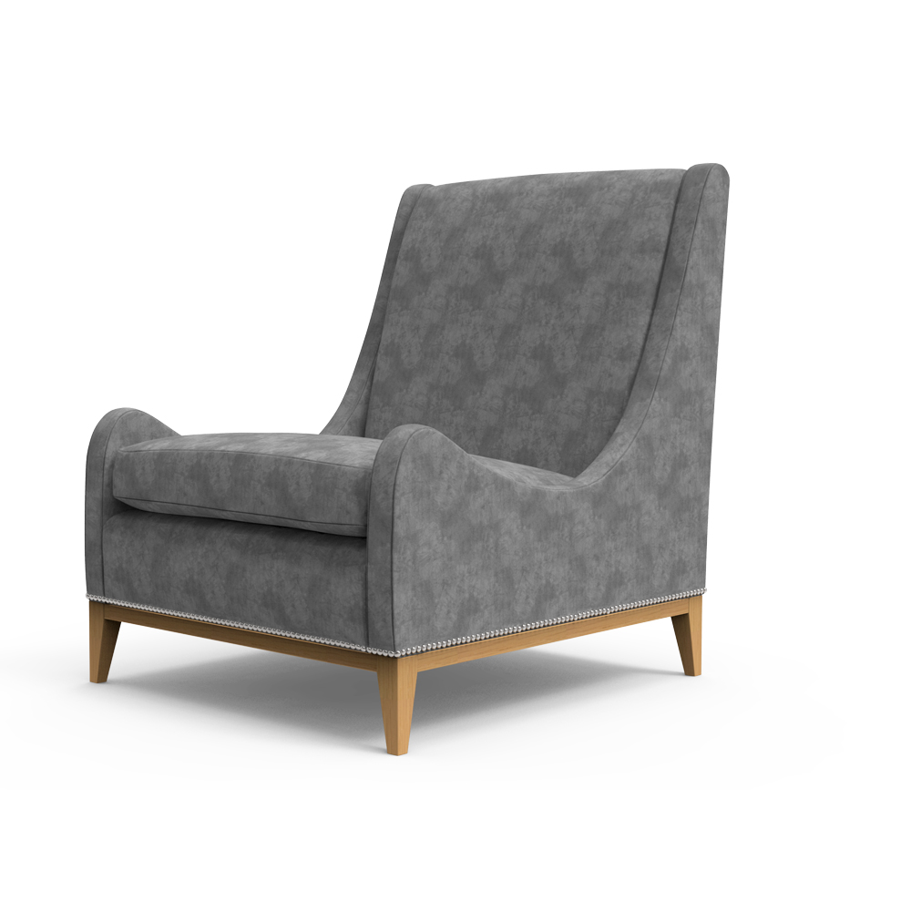 Canyon Club Chair-Grey
